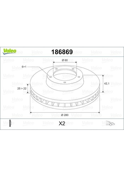 Valeo 186869 Ön Fren Diski Astra H 1.4-1.6 04 Merıva 1.6 03 Combo 1.3 Cdti 4.05 280x25x4dlxhavalı 569067-95526653-95526654-93197712 569007-569006-93181113-93175376 1 Takım Valeo 186869 Ön Fren Diski Astra H 1.4-1.6 04 Merıva 1.6 03 Combo 1.3 Cdti 4.05 280x25x4dlxhavalı 569067-95526653-95526654-93197712 569007-569006-93181113-93175376 1 Takım