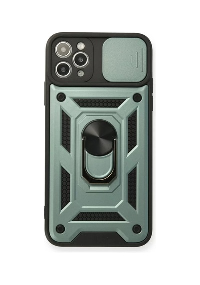 Newface Apple iPhone Uyumlu 11 Pro Kılıf Pars Lens Yüzüklü Silikon
