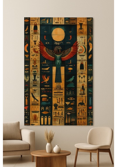 Şahin Başlı Tanrı Horus Antik Mısır