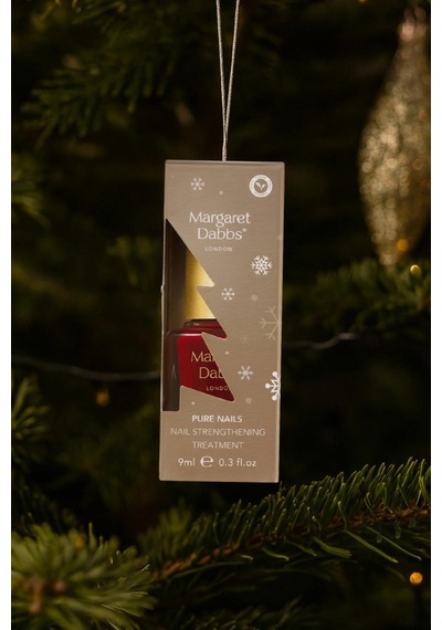 Pure Nail Strengthening Christmas Tree Bauble - The Belgravia - Yılbaşı Özel Tırnak Güçlendirici Kırmızı Oje 9ml