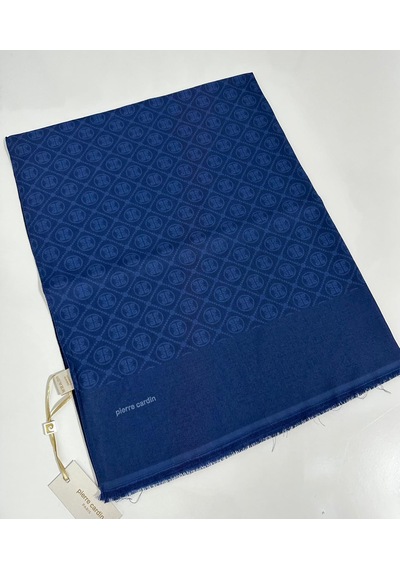 Pierre Cardin Elegans Monogram Şal-75 X 190-090700-921 Lacivert Lacivert