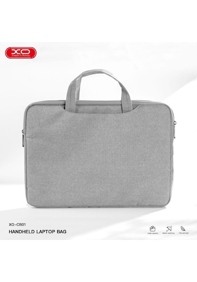 Cb01 Taşınabilir Laptop Uyumlu Çanta - Portatif Notebook Çantası Gri