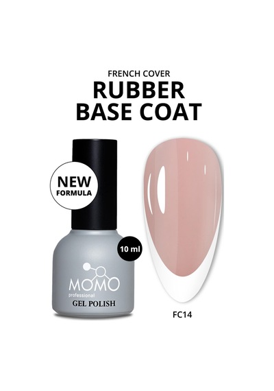Momo Professional French Cover Rubber Base Coat Fc14 10 Ml