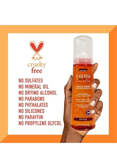 Cantu Shea Yağı Doğal Saçlar İçin Dalgalar ve Bukleler Oluşmasını Sağlayan Köpük 248ml