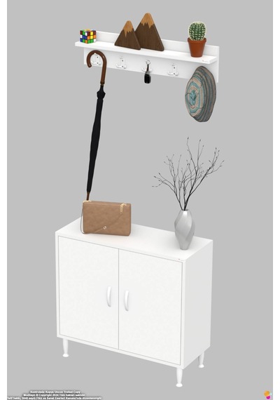Aura Portmanto Vestiyer Ayakkabılık 1 Raf 2 Bölme 3 Kancalı Askılı Dar Alan Çok Amaçlı Dolap 85 Cm Aura Portmanto Vestiyer Ayakkabılık 1 Raf 2 Bölme 3 Kancalı Askılı Dar Alan Çok Amaçlı Dolap 85 Cm