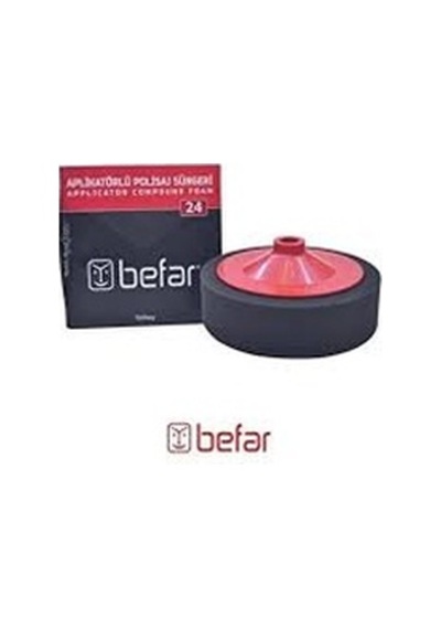 Befar 02403 Vidalı Siyah Cila Süngeri 150mm