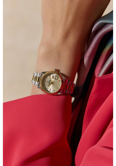 Pembe Acc1362 Oyster Kol Saati 28mm Pembe Pembe