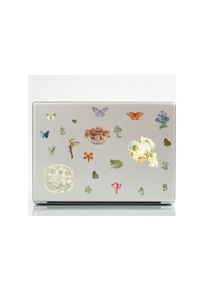 68 Adet Fairycore Sticker Seti - Etiket Seti Scrapbook Bullet Journal Çok Renkli