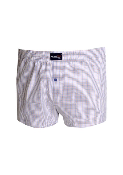 Mode Xl Büyük Beden Erkek Boxer Desenli Poplin 6348 Hardal 001