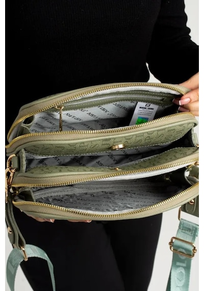 Just Polo Kadın Günlük Kullanıma Uygun Su Geçirmez Lüks Ve Şık Omuz Çantası Shoulder Bag Yeşil