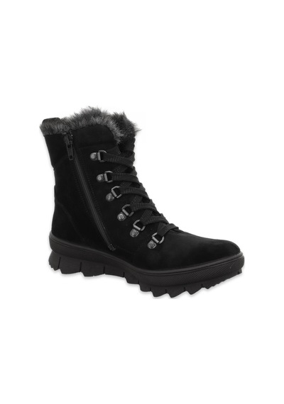 Legero 000530 Z Novara Gore-tex Deri Siyah Kadın Bot Siyah