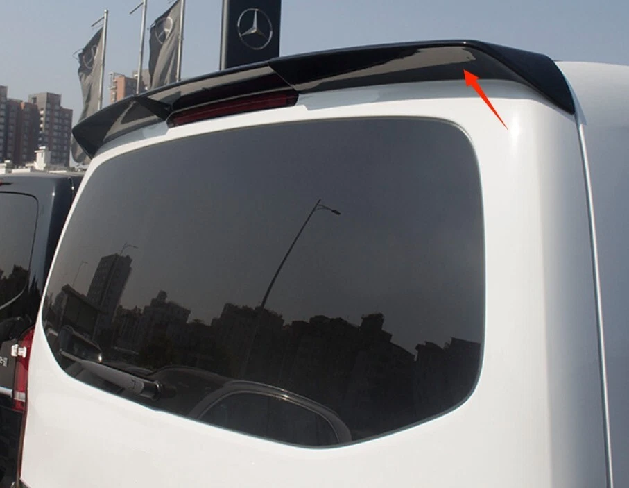 Mercedes W447 2015 2024 Spoiler Parlak Siyah Abs Siyah Boyalı