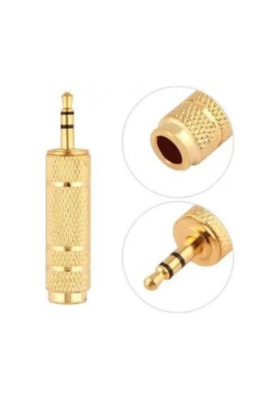 6.3 Mm Dişi 3.5 Mm Erkek Çevirci Amfi Kablosu 3.5 Mm Jack Çevirici