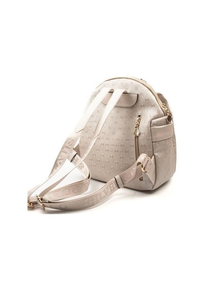 Silver Polo Sp771 Kadın Sırt Çantası Logolu Bej-s.bej