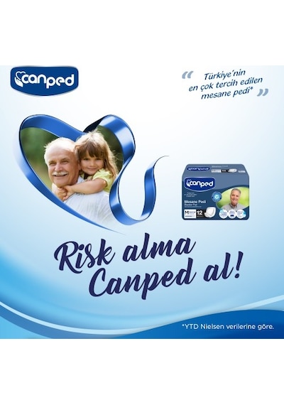 Canped Mesane Pedi Erkek 12 Li X 6 Adet PKT.CANPED.126 M