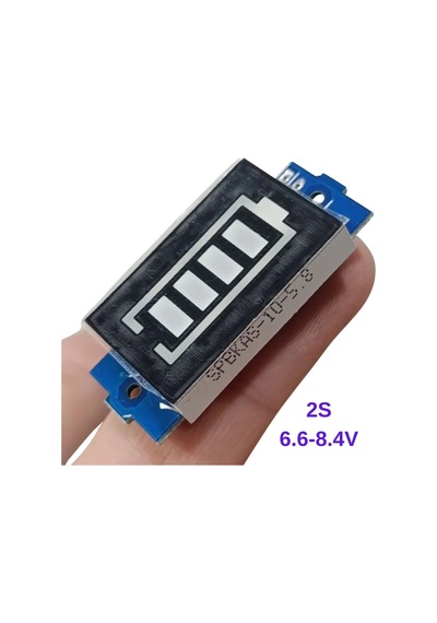 2s Lityum Batarya Kapasite Göstergesi Modülü 6.6v - 8.4v