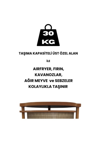 Ahşap Sebzelik Geleneksel Tasarım Yuvarlak Ihlamur Desenli 5 X 5 Kg Kapasiteli Hazır Gönderim Diğer