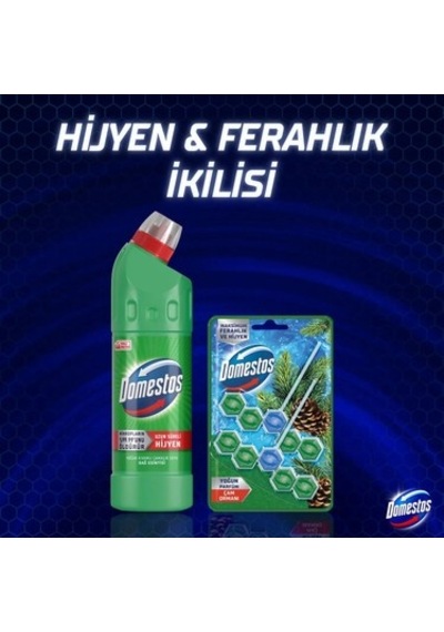 Yoğun Kıvamlı Çamaşır Suyu Dağ Esintisi 750 Ml 100'lü Set