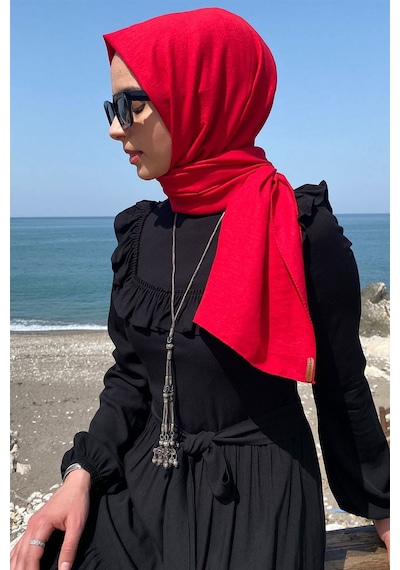Rabia Şamlı Bade Elbise Siyah Normal