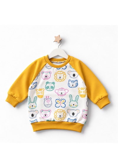Bebe Bebek Sweatshirt Hardal Sarı