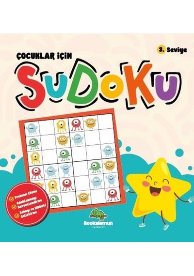 Çocuklar İçin Sudoku 3.Seviye- Bookalemun Yayınları