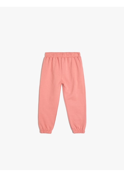 Koton Basic Jogger Eşofman Altı Beli Lastikli Pamuklu Pembe 5wmg40011ak Gül Koton Basic Jogger Eşofman Altı Beli Lastikli Pamuklu Pembe 5wmg40011ak Gül