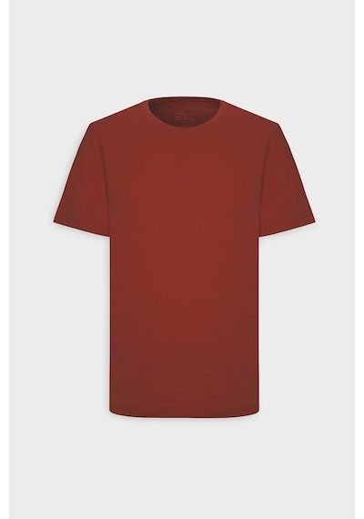 AC&Co / Altınyıldız Classics 4A4800000001BRDXS Slim Fit Bisiklet Yaka Kısa Kol Pamuklu Erkek Tişört Bordo