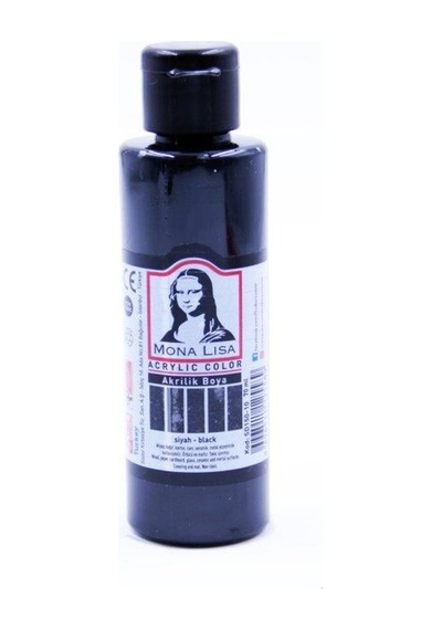 Südor Monalisa Akrilik Boya 70 Ml Siyah 12'li Paket 22 Çok Renkli