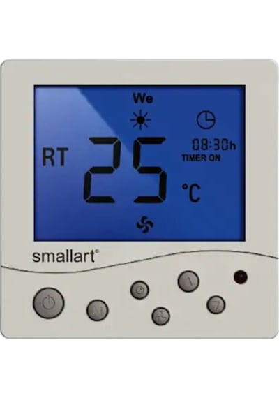 Smallart Fancoil Sıva Altı Dijital Termostatı SM2008FFN-L