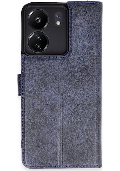 Newface Xiaomi Redmi 13c Kılıf Trend S Plus Kapaklı Kılıf - Lacivert Newface Redmi 13c Kılıf