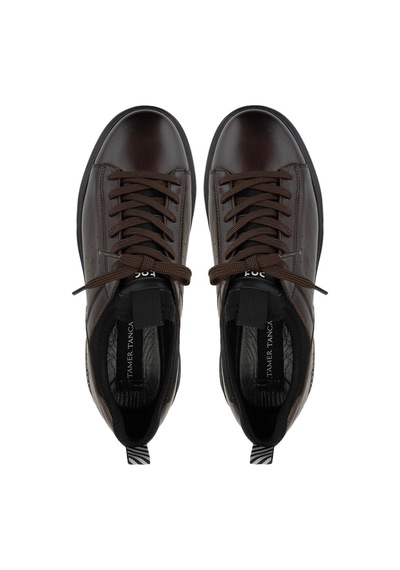 Tamer Tanca Erkek Hakiki Deri Kahverengi Sneakers & Spor Ayakkabı 381 20550 Erk Ayk Sk24-25 Kahve Anl Kahverengi