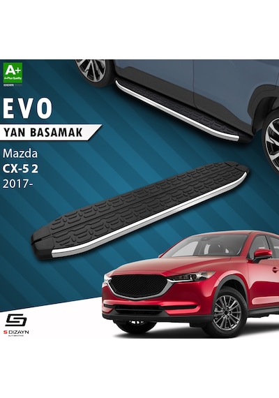 S-dizayn Mazda Cx-5 2 Evo Krom Yan Basamak 183 Cm 2017 Üzeri