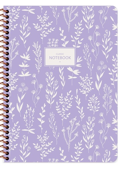 Keskin Color Defter Karton Kapak Spiralli Pas Flora 16,5x22,5 80 Yp Kar. Çok Renkli