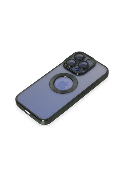 Apple İphone 15 Pro Max Kılıf Slot Silikon - Köknar Yeşili Çok Renkli