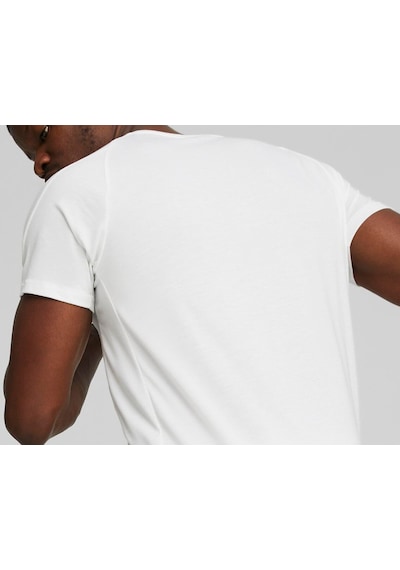 Puma Evostripe Tee Erkek Günlük Tişört 67331102 Beyaz 001