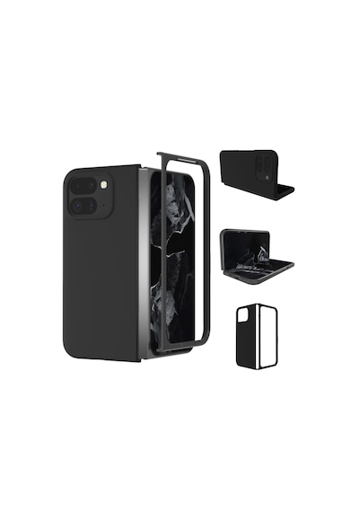 Google Pixel 9 Pro Fold İçin Mat Yüzey Sert Plastik Kılıf-al8848