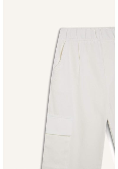 DeFacto Erkek Çocuk Wide Leg Standart Paça Gabardin Pantolon E1586A825SMER77