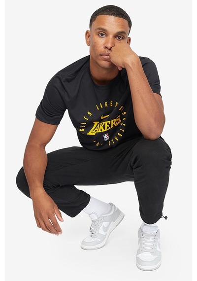 Nike Nba Los Angeles Lakers Legend Practice Tee Black Grafik Baskılı Erkek Tişört Siyah