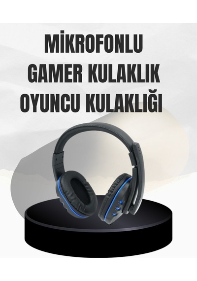 Stereo Oyun Kulaklığı Güçlü Bas, Mikrofonlu Ve Konforlu Tasarım Diğer