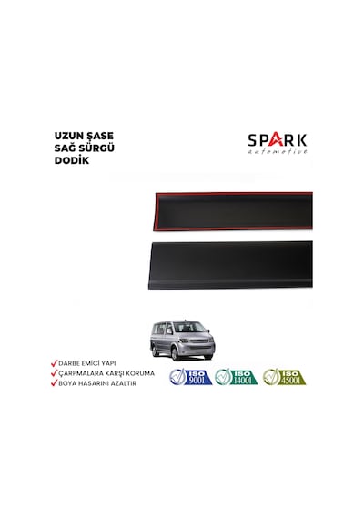 Volkswagen Transporter T5 2009-2014 Yıl Aralığı Uyumlu Uzun Şase Sağ Sürgü Dodik Seti 11 Parça