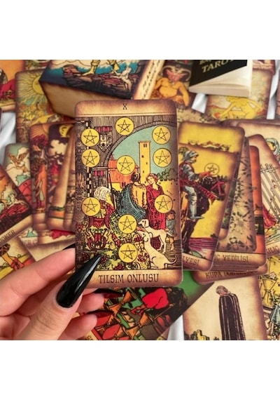 78 Antik Tarot Kartı Ve Başlangıç Tarot Kitabı