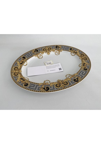 Versace Prestige Gala Oval Porselen Servis Tabağı 40 Cm 19325-403637-12740