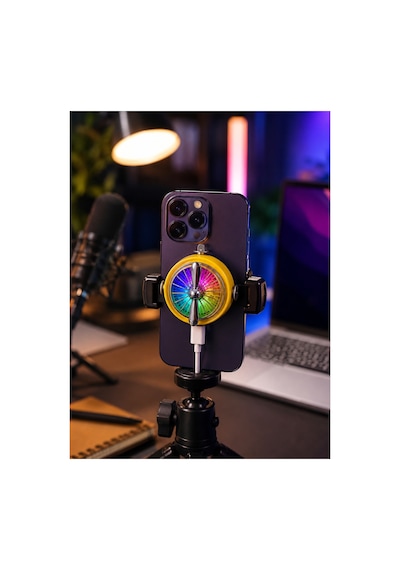 Telefon İçin Rgb Led Manyetik Soğutma Fanı Renk