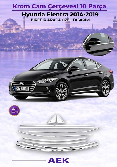 Hyundai Elantra Cam Çerçevesi 2014-2019 P.çelik