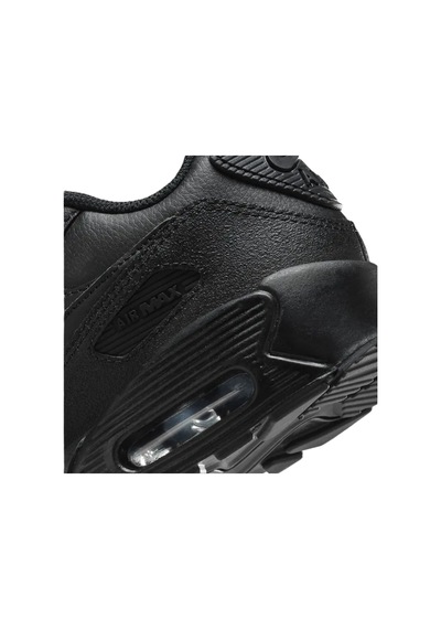 Nike Air Max 90 Unisex Leather Sneaker Hakiki Deri Günlük Spor Ayakkabı Siyah Siyah