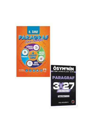Mozaik 2027 8. Sınıf Lgs Paragraf Mozaik Soru Bankası+ Evp Akademi Paragraf