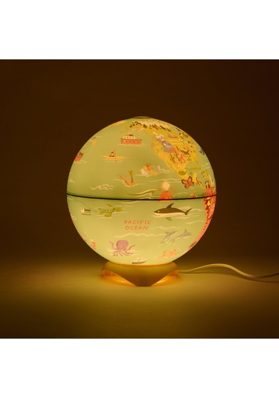 Gürbüzz My Wild World Globe Abajur - Renkli - 26 Cm Çok Renkli