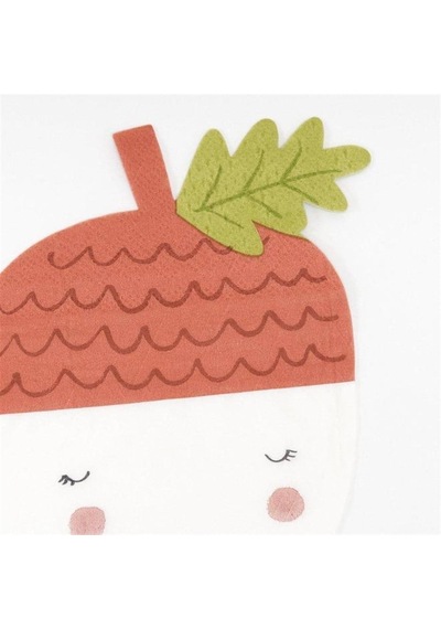Meri Meri - Acorn Napkins - Meşe Palamudu Peçete - 20'li
