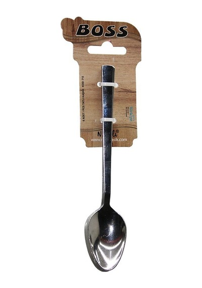 Boss-715 Çubuk Sade Metal 2mm 6 Adet Tatlı Kaşık Diğer