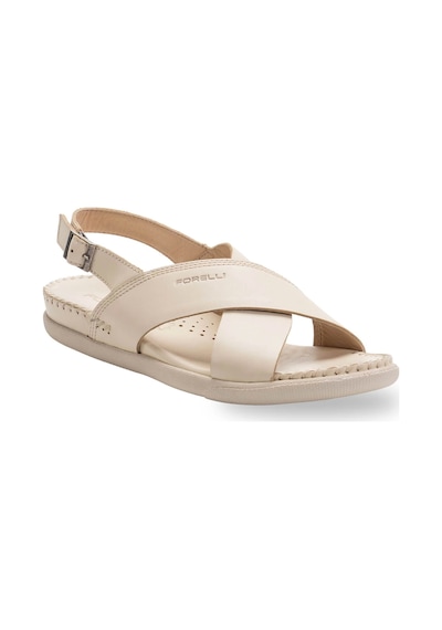 Forelli Fujı-g Kadın Comfort Deri Sandalet Bej